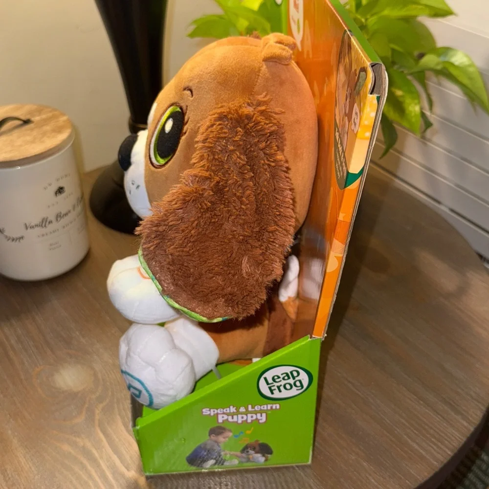 Leap Frog Bailey Speak and Learn Puppy Interactive Talk Back Storytelling 12mo +